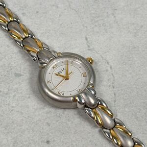 Relic Watch Womens 22mm Round Two Tone 6.5" Classic Quartz New Battery